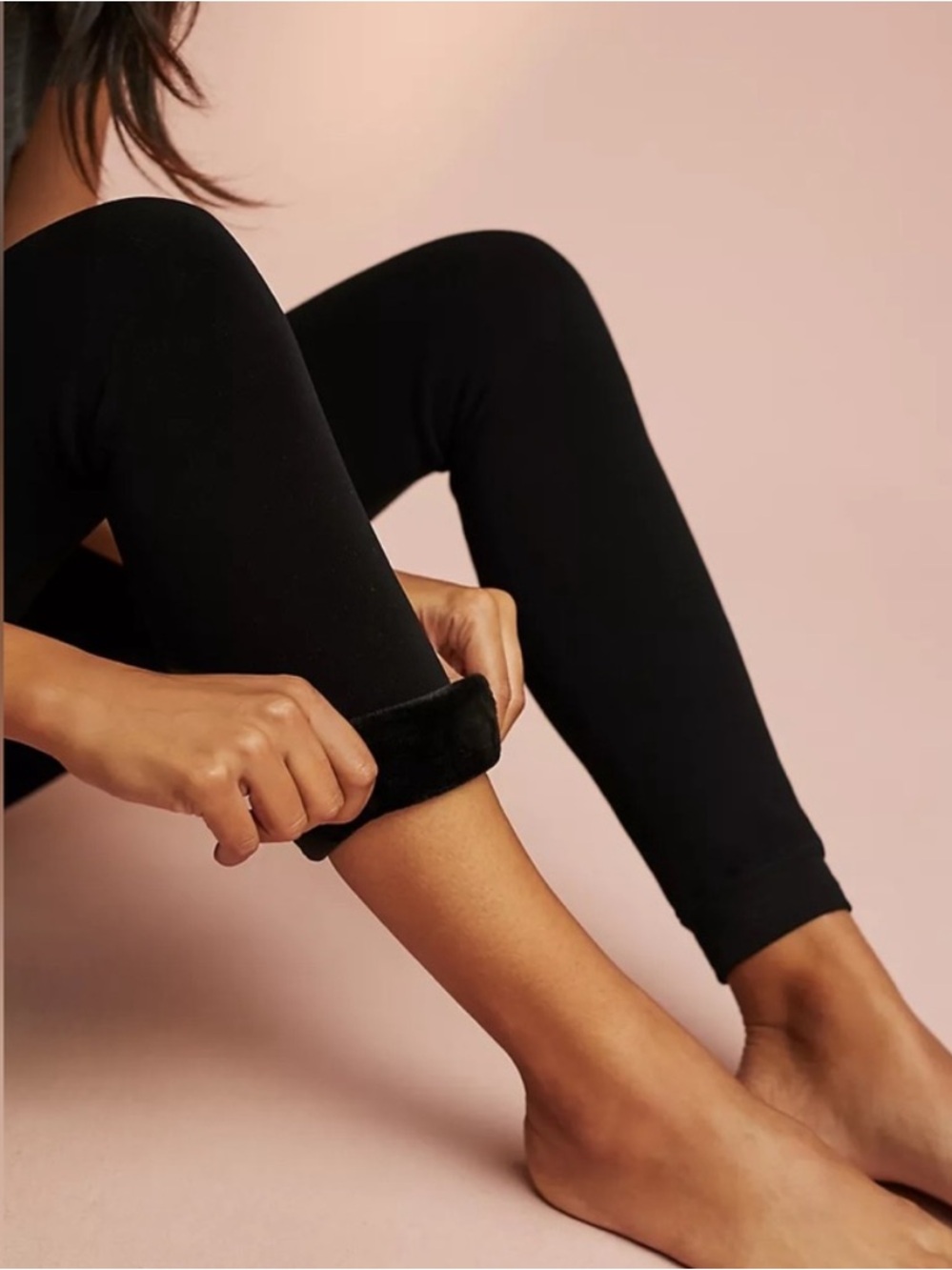 Antropologie Pure + Good faux
fur lined leggings S/M, NWT